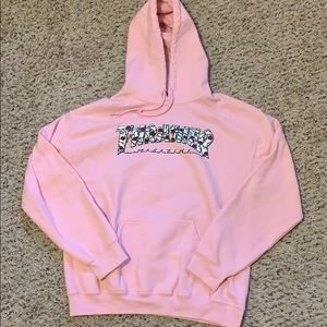 PINK THRASHER HOODIE